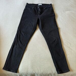 Loft The Curvy Skinny Black Jean
